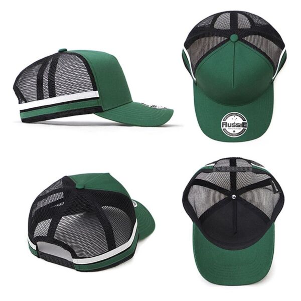 A-Frame Striped Trucker Cap Thumbnail