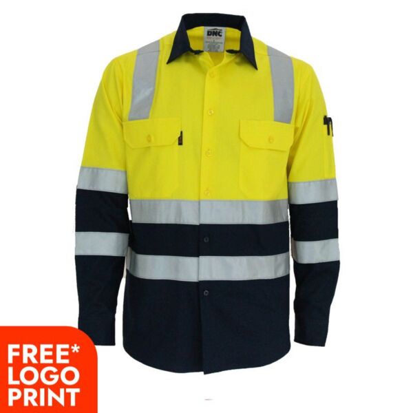 2 Tone Cotton Bio-Motion & X Back Shirt with CSR Tape Thumbnail